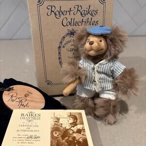 Robert Raikes Toby Limited Edition Bear Mohair #276/650 Signed w/ Box COA